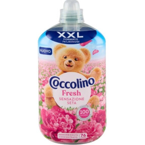 Кондиціонер для білизни Coccolino Fresh Sensazione Seta «Відчуття шовку», 76 прань, 1750 мл